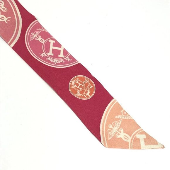 HERMES Twilly Scarf silk pink - Picture 16 of 16